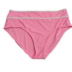Old Navy Women XXL Pink Bikini Bottom Contrast Bindi New with Tags